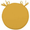 Linge de maison sur Grenoble : Galettes de chaise Soleil D'Ocre Alix Jaune Diam 40 cm. . Maison & D&eacute;co> Galettes de chaise.