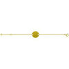 Bracelets Brillaxis Identit&eacute; b&eacute;b&eacute; jeton rond or jaune 9 carats Jaune