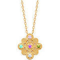 Collier Brillaxis Collier spirales multicolores Grenoble