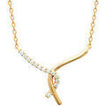 Colliers sur Grenoble : Collier Brillaxis Collier Noeud plaqu&eacute; or Jaune