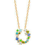 Collier Brillaxis Collier oxydes multicolores