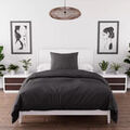 Linge de maison sur Grenoble : Parures de lit Intemporel Boh&egrave;me Noir 140x200 cm,220x240 cm,260x240 cm. . Maison > Parures de lit.