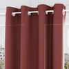 Voilages Soleil D'Ocre Velvet Orange 140x240 cm. . Maison & D&eacute;co> Voilages.