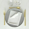 Serviettes de table Soleil D'Ocre Luxury Blanc 45x45 cm. . Maison & D&eacute;co> Serviettes de table.