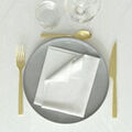 Serviettes de table Soleil D'Ocre Luxury Blanc 45x45 cm. . Maison & D&eacute;co> Serviettes de table. Grenoble