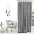 Linge de maison sur Grenoble : Voilages Soleil D'Ocre SPIRIT Gris 140x240 cm. . Maison & D&eacute;co> Voilages.