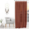 Voilages Soleil D'Ocre SPIRIT Rouge 140x240 cm. . Maison & D&eacute;co> Voilages.