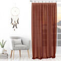 Linge de maison sur Grenoble : Voilages Soleil D'Ocre SPIRIT Rouge 140x240 cm. . Maison & D&eacute;co> Voilages.