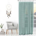 Linge de maison sur Grenoble : Voilages Soleil D'Ocre SPIRIT Vert 140x240 cm. . Maison & D&eacute;co> Voilages.