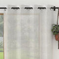 Linge de maison sur Grenoble : Voilages Soleil D'Ocre Bella Blanc 250x280 cm. . Maison & D&eacute;co> Voilages.