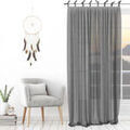 Voilages Soleil D'Ocre SPIRIT Gris 140x240 cm. . Maison & D&eacute;co> Voilages.