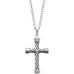 Collier Brillaxis Collier croix acier
