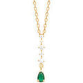 Collier Brillaxis Collier plaqu&eacute; or zirconium Jaune Grenoble
