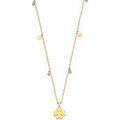 Collier Lotus Collier Style Old Money acier dor&eacute; tr&egrave;fle Jaune Grenoble