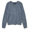 Pull Vero Moda PULL BLEU - DARK DENIM / W. WHITE MELANGE - M