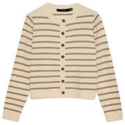 Pull Vero Moda CARDIGAN BEIGE - BIRCH / SILVER MINK - S