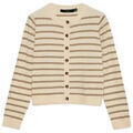 Pull Vero Moda CARDIGAN BEIGE - BIRCH / SILVER MINK - S