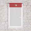 Voilages Soleil D'Ocre Love Rouge 60x120 cm,60x90 cm,45x110 cm,70x200 cm. . Maison & D&eacute;co> Voilages.