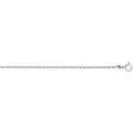 Collier Brillaxis Cha&icirc;ne for&ccedil;at or blanc 9 carats Blanc