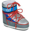 Bottes neige Moon Boot MB ICON LOW SPACE RACING Argent&eacute;