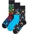 Chaussettes sur Grenoble : Chaussettes Happy socks unisexe Chaussettes Paquet de 3