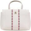 Sac &agrave; main Tommy Hilfiger TH TIMELESS MINI SATCHEL AW0AW18154 Blanc