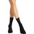 Chaussettes sur Grenoble : Chaussettes Daxon by - Lot de 2 paires mi-chaussettes diab&egrave;te Noir