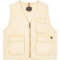 Vestes sur Grenoble : Veste Alpha Industries Canvas Acid Vest - vintage white
