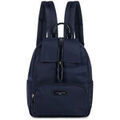 Sac a dos LANCASTER Sac &agrave; dos Basic Verni Bleu
