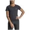 T-shirt adidas T-shirt Adizero coupe ajust&eacute;e noir Noir
