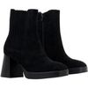 Bottines Super Mode Bottines &agrave; Talon Zip Noir