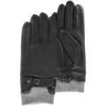Gants sur Grenoble : Gants Isotoner Gants cuir homme Ref 67363 AAG Noir