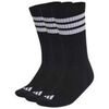 Chaussettes adidas CHAUSSETTES 3S ESS C CRW 3P - BLACK/WHITE/WHITE - S