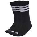 Chaussettes sur Grenoble : Chaussettes adidas CHAUSSETTES 3S ESS C CRW 3P - BLACK/WHITE/WHITE - S