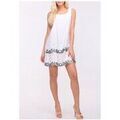 Robe courte Vero Moda Robe mi-longue F, Blanc