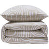 Parures de lit Future Home Parure de lit 1 personne en coton imprim&eacute; beige Beige 140x200 cm. . Maison > Parures de lit.