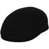 Casquette Chapeau-Tendance Casquette bomb&eacute;e 100% laine T56 Noir