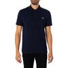 Polo Lacoste Polo coupe classique en coton m&eacute;lang&eacute; Bleu