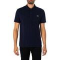 Polos sur Grenoble : Polo Lacoste Polo coupe classique en coton m&eacute;lang&eacute; Bleu