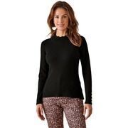 Pull Daxon by - Pull col montant finitions &eacute;cailles Noir