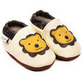 Chaussures enfants sur Grenoble : Chaussons b&eacute;b&eacute; Bibalou Leon le Lion - beige Beige
