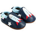 Chaussures enfants sur Grenoble : Chaussons b&eacute;b&eacute; Bibalou Fusee Spatiale Bleu