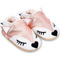 Chaussures enfants sur Grenoble : Chaussons b&eacute;b&eacute; Bibalou Ariana la Renarde - fourrure Dor&eacute;