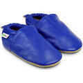 Chaussures enfants sur Grenoble : Chaussons b&eacute;b&eacute; Bibalou Unis - Bleu Electrique Bleu
