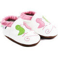 Chaussures enfants sur Grenoble : Chaussons b&eacute;b&eacute; Bibalou Poussins Coquins Blanc