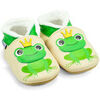 Chaussons b&eacute;b&eacute; Bibalou cuir Vert