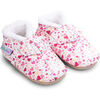 Chaussons b&eacute;b&eacute; Bibalou Imprim? Coeurs - fourrure Blanc