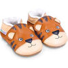 Chaussons b&eacute;b&eacute; Bibalou Tigrou le Tigre - fourrure Marron