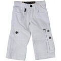 Pantalons enfants sur Grenoble : Pantalon enfant Srk Pantacourt gar&ccedil;on EBATO Blanc