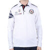 Polo enfant Vent Du Cap Polo manches longues gar&ccedil;on ECALANK Blanc